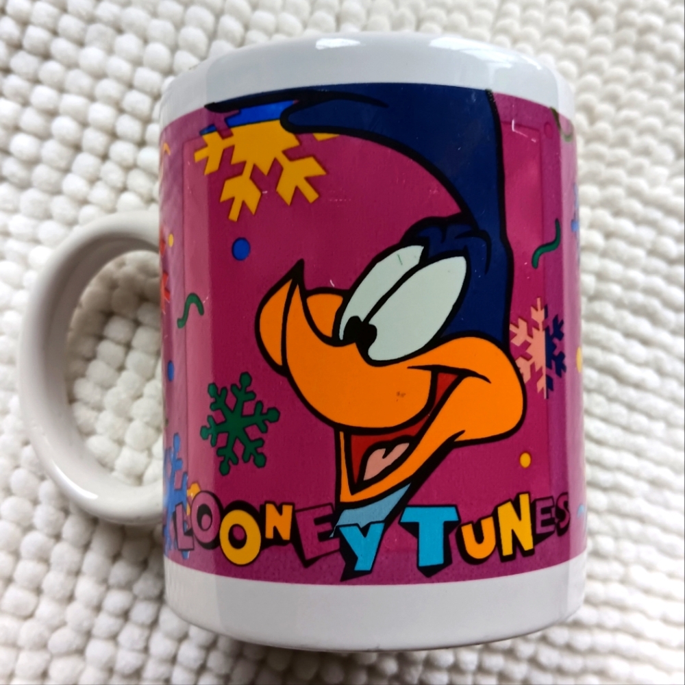 Vintage 1996 Looney Tunes Road Runner Mug
